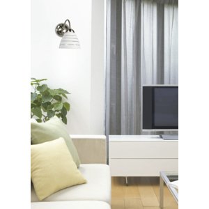 Nástenná lampa Uli E27 saténová