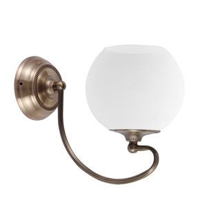 Nástenná lampa 1X60W E27 patinovaná medená ORBIT