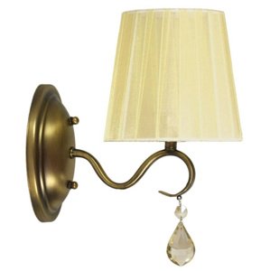 Patinovaná nástenná lampa 1x40W E14 Fiesta