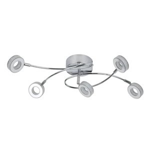 LED stropné svietidlo 5x5W VINOLA CHROME 3000K