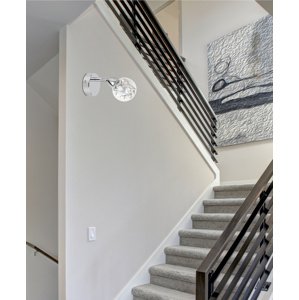 LED SMD nástenná lampa BOLO CHRÓM