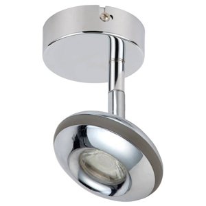 Nástenná LED lampa SKIPPER, kĺbová hlava, CHRÓM
