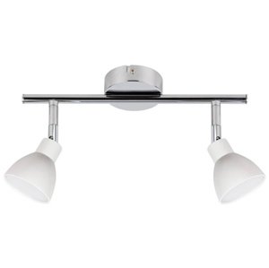 LED nástenná lampa 2x5W COB ROY STRIP BIELA