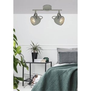 Nástenná lampa 2X50W GU10 betónovo sivá PENT