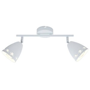 Nástenná lampa 2X40W E14 biela matná COTY