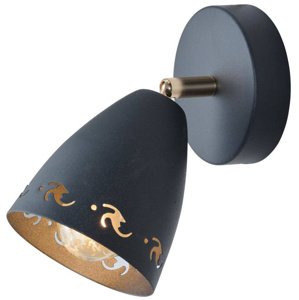 Nástenná lampa 1X40W E14 čierna COTY