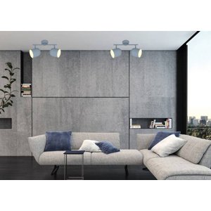 Nástenná svietiaca páska 2X40W E27 matná sivá AZURO