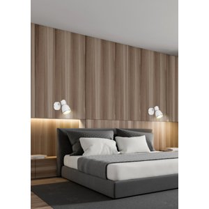 Nástenná lampa 1xE14 biela+chróm FIDO