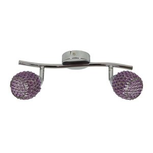 Nástenná lampa 2X40W G9 fialová ČÍRA