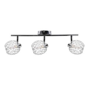 Nástenná svietiaca páska 3X40W G9 chróm HORUS
