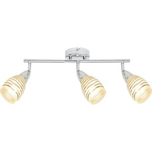 Nástenná lampa Jubilat s pásikom E14 LED chróm