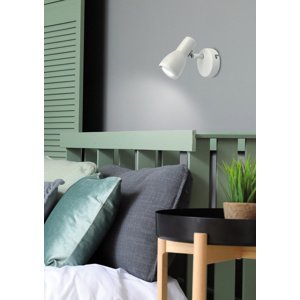 Nástenná lampa 1X40W E14 biela matná PICARDO