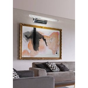 Nástenná lampa 7W LED trojuholníková trubica s vypínačom chróm FORTE