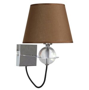 Nástenná lampa 1X40W E14 hnedá TESORO