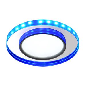 Stropné bodové svietidlo Ssp-23 Ch/Tr+Bl 8W Led 230V prstencové LED modré