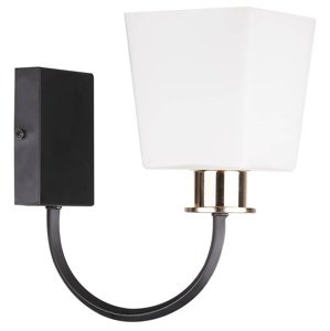 Nástenná lampa 1xE27 24cm SCHUBERT čierna