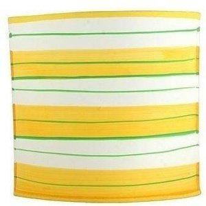 Nástenná lampa 1X40W E14 zelená/žltá MAJA