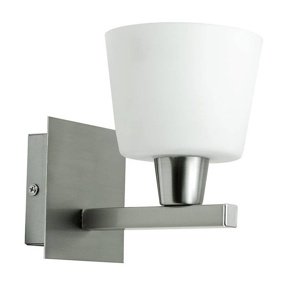 Nástenná lampa 1X40W E14 matný nikel