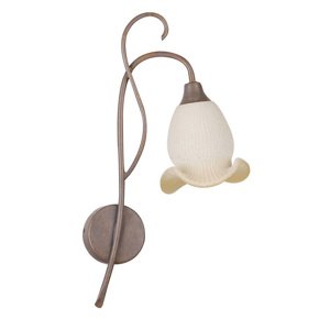 Patinovaná nástenná lampa Renesančná nástenná lampa