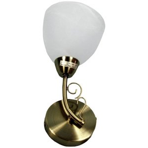 Nástenná lampa Barba patina/biela