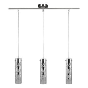 Stropná lampa esterová závesná 3xG9 40W saténový nikel