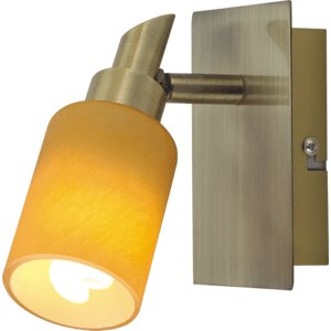 Nástenná lampa \patina/oranžová lampa Tukan