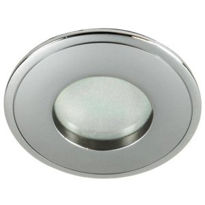 Hermetické svietidlo IP65 chróm perleťové okrúhle SH-08