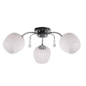 Stropná lampa Zachera 3X40W E27 Biela