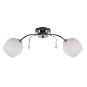 Stropná lampa Zachera 2X40W E27 Biela