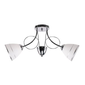 Stropná lampa Elotte 2X40W E27 Biela