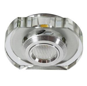 Stropné svietidlo, bezfarebné, okrúhle, LED, 3W, 230V, SS-34