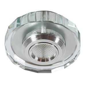 Stropné svietidlo Ss-37 Al/Tr 3W LED Cob 230V Stropné svietidlo z pevného polygónu, priehľadné sklo