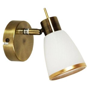 Patinovaná/biela nástenná lampa Lampa Regent