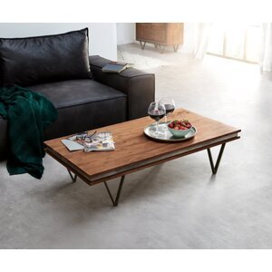 Konferenčný stolík Stonegrace 117x60 cm Akácia hnedá bridlica Podstava