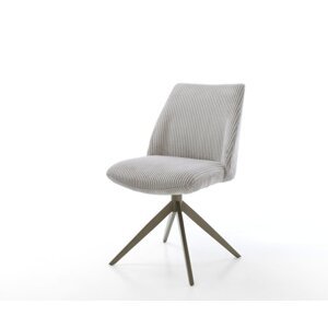 Otočná stolička Elso-Flex Cord Silver Grey Krížový rám so širokou