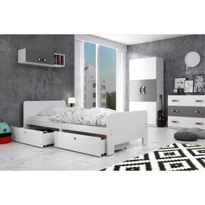 Detská posteľ AREK 80x200 cm - biela Biela