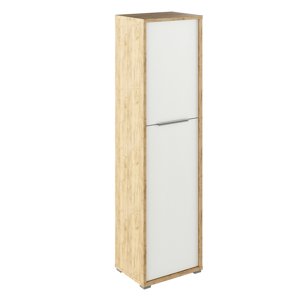 KONDELA Rioma Typ 8 policová skriňa dub artisan / biela