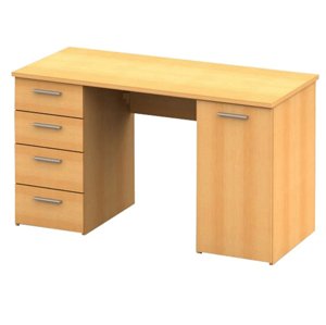 KONDELA Eustach New písací stôl buk