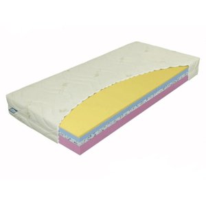 KONDELA Tempo Comfort penový matrac 80x200 cm biela