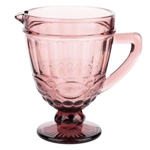 KONDELA Savoy džbán na vodu 1150 ml ružová