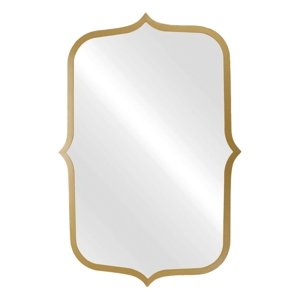 KONDELA Ouso zrkadlo na stenu zlatá
