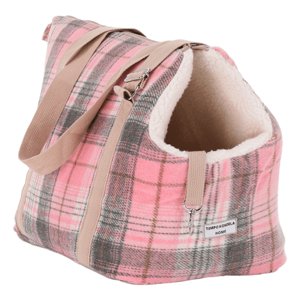 KONDELA Manik Typ 3 taška pre psa 38x25x28 cm ružová / vzor