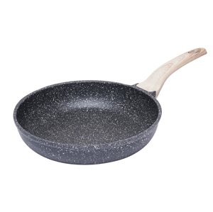 KONDELA Karote hliníková panvica s nepriľnavým povrchom 26 cm mramor