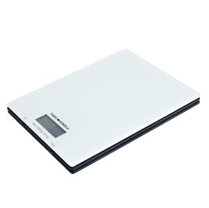 KONDELA Boria digitálna kuchynská váha biela