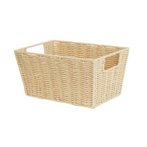 KONDELA Kolion pletený kôš 29,5x19,5 cm prírodná