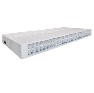 KONDELA Tasti obojstranný taštičkový matrac 90x200 cm biela