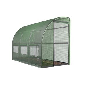KONDELA Felko New Typ 5 záhradný fóliovník 150x400x200 cm zelená