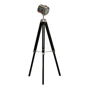 KONDELA Cinda Typ 26 YF819-B stojacia lampa čierna / chrómová
