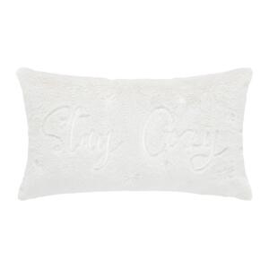 Kožušinový vankúš Stay Cozy, 30/50cm, béžová